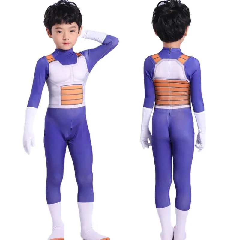 Cosplay Anime Black Hair - Yetişkin Son Goku Kostümü Vegeta Cosplay