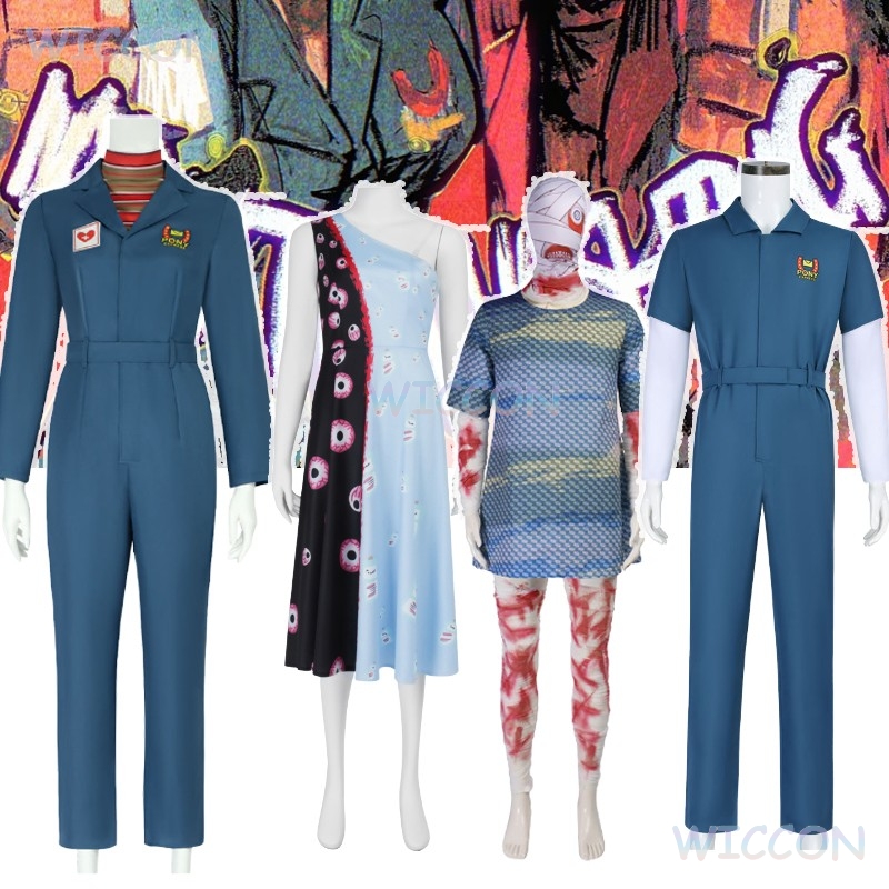 Anime Zombie Cosplay - Anya Cosplay Kostüm Kaptan Jimmy Cosplay