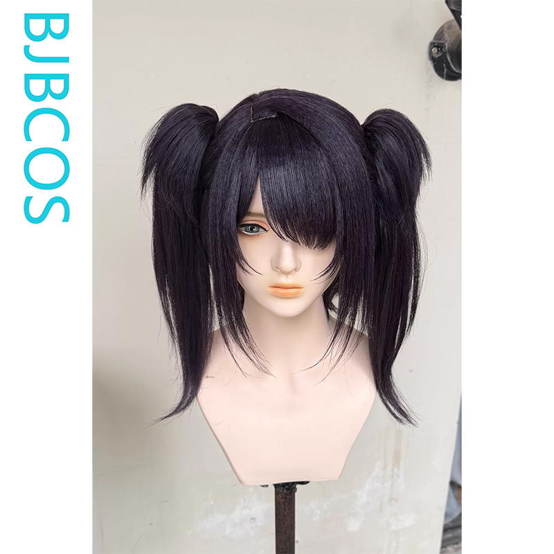 Cosplay Anime Black Hair - Şık Peruk ‌ Ame Cosplay Peruk