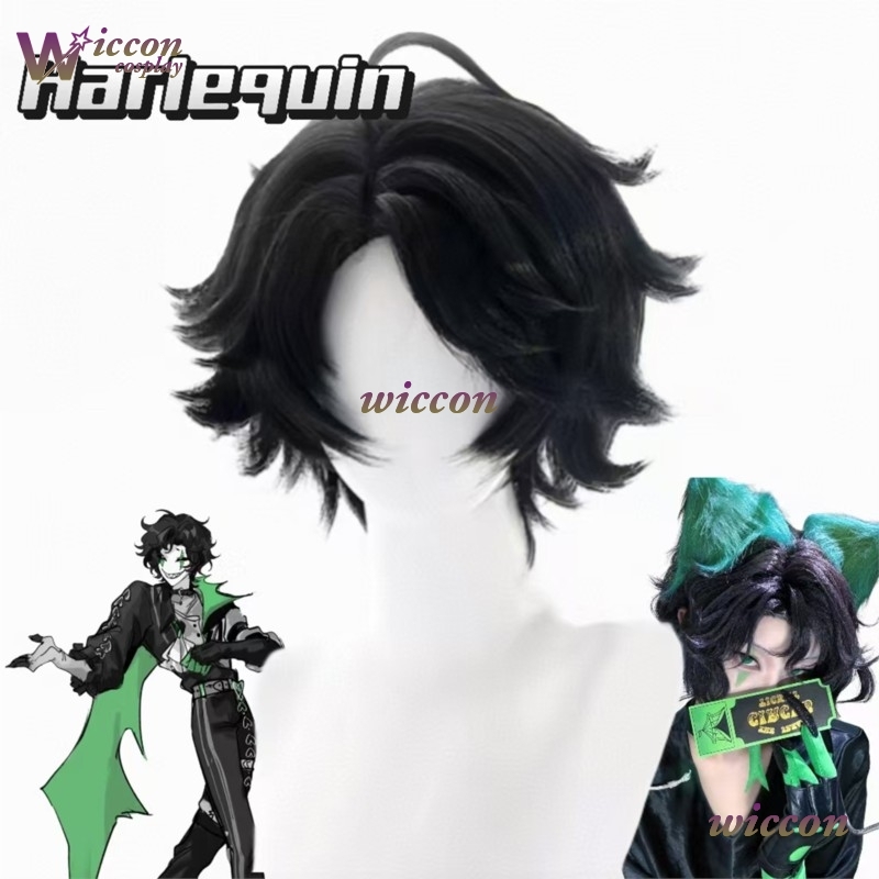 Cosplay Anime Black Hair - Mag The Freak Sirk Pierrot Palyaço