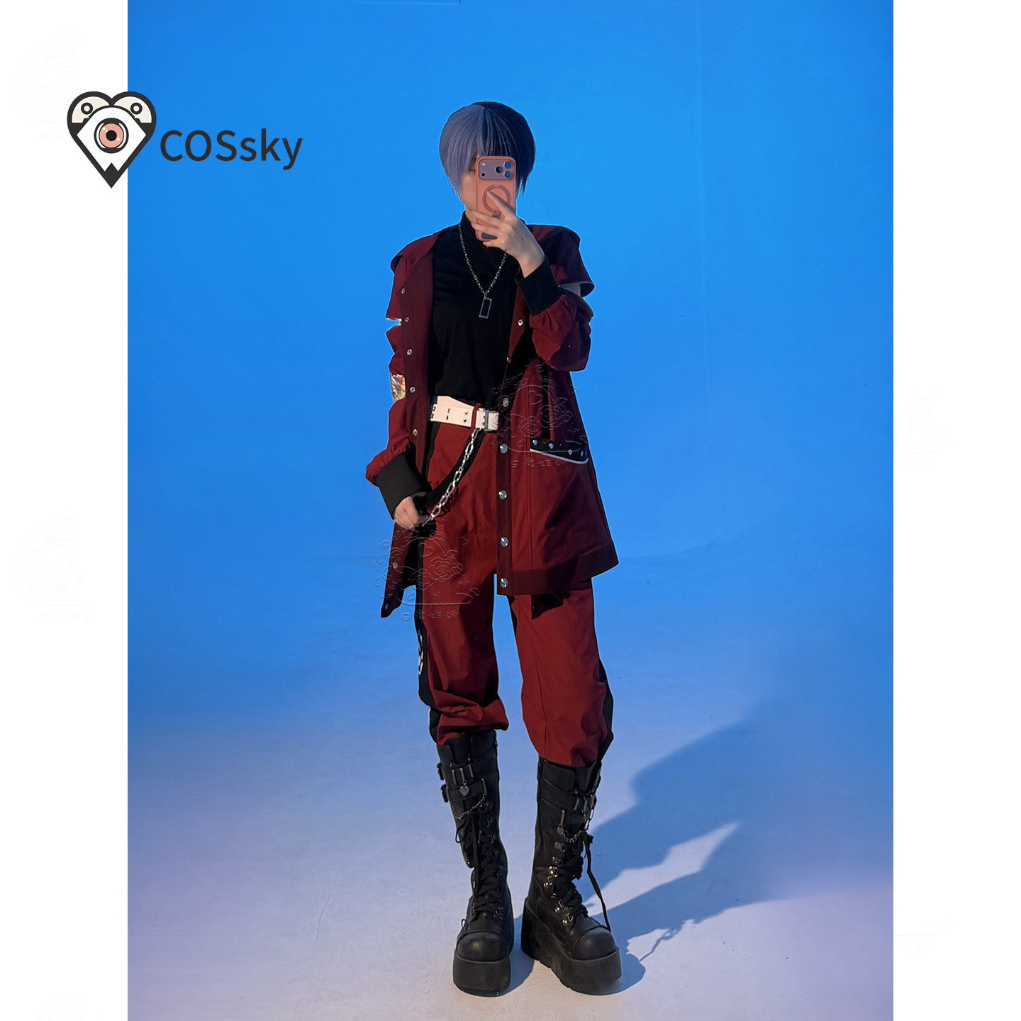 Anime Cosplay Red - Toya Aoyagi Toya yedi kutu Cosplay