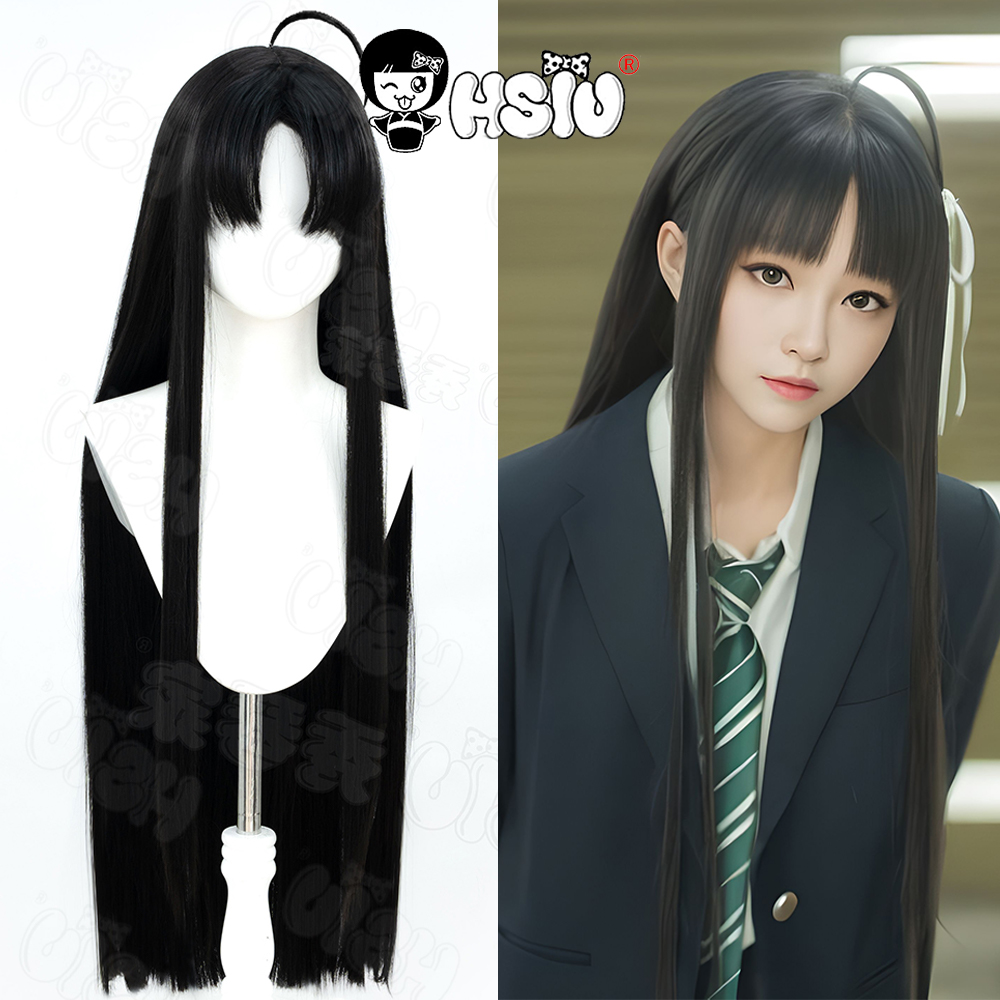 Awa Subaru Cosplay Peruk HSIU  - Anime Cosplay Girl With Black Hair incelemesi ve fiyatı