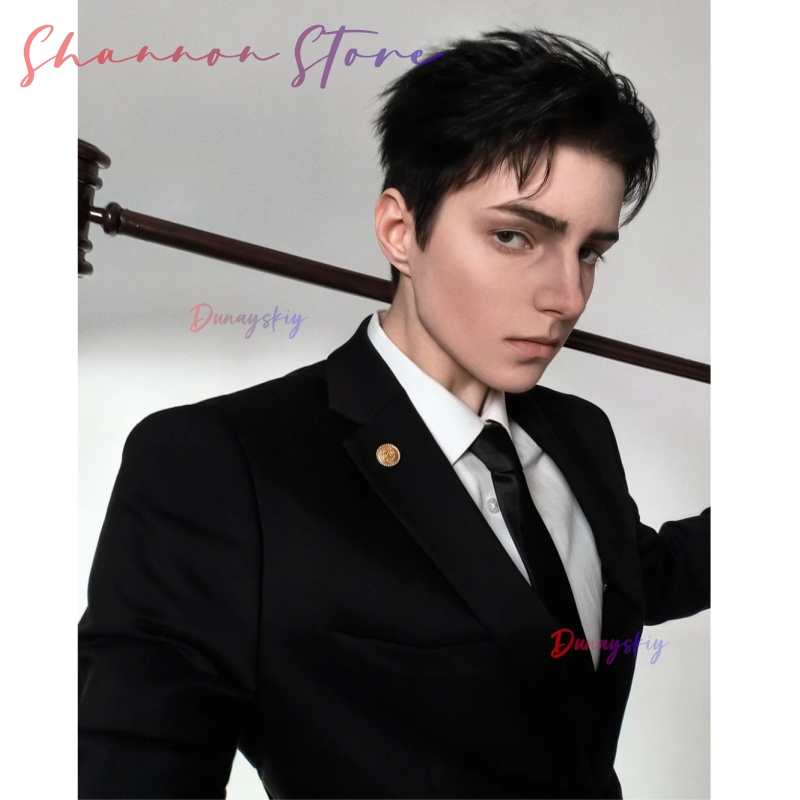 Hiromi Higuruma Yakışıklı Kısa - Cosplay Anime Black Hair incelemesi ve fiyatı