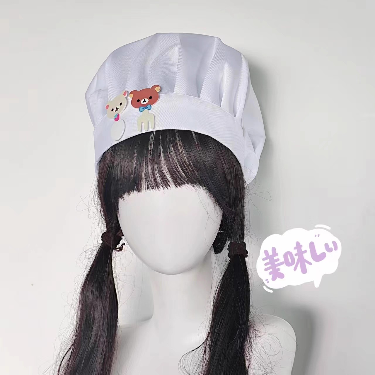 Sevimli küçük ayı bıçak ve çat - Anime Cosplay Girl Photo incelemesi ve fiyatı