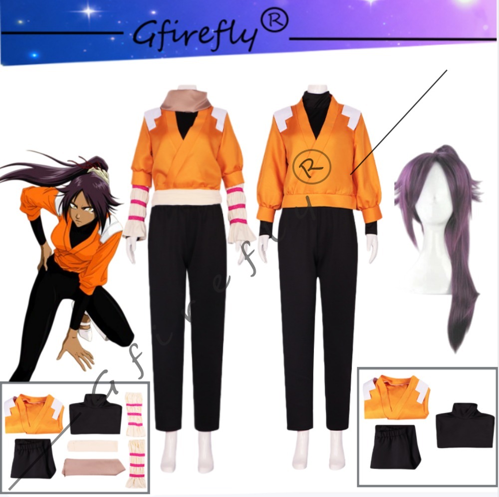 BLEACH Yoruichi Shihouin Cospl - Anime Cosplay Bleach incelemesi ve fiyatı