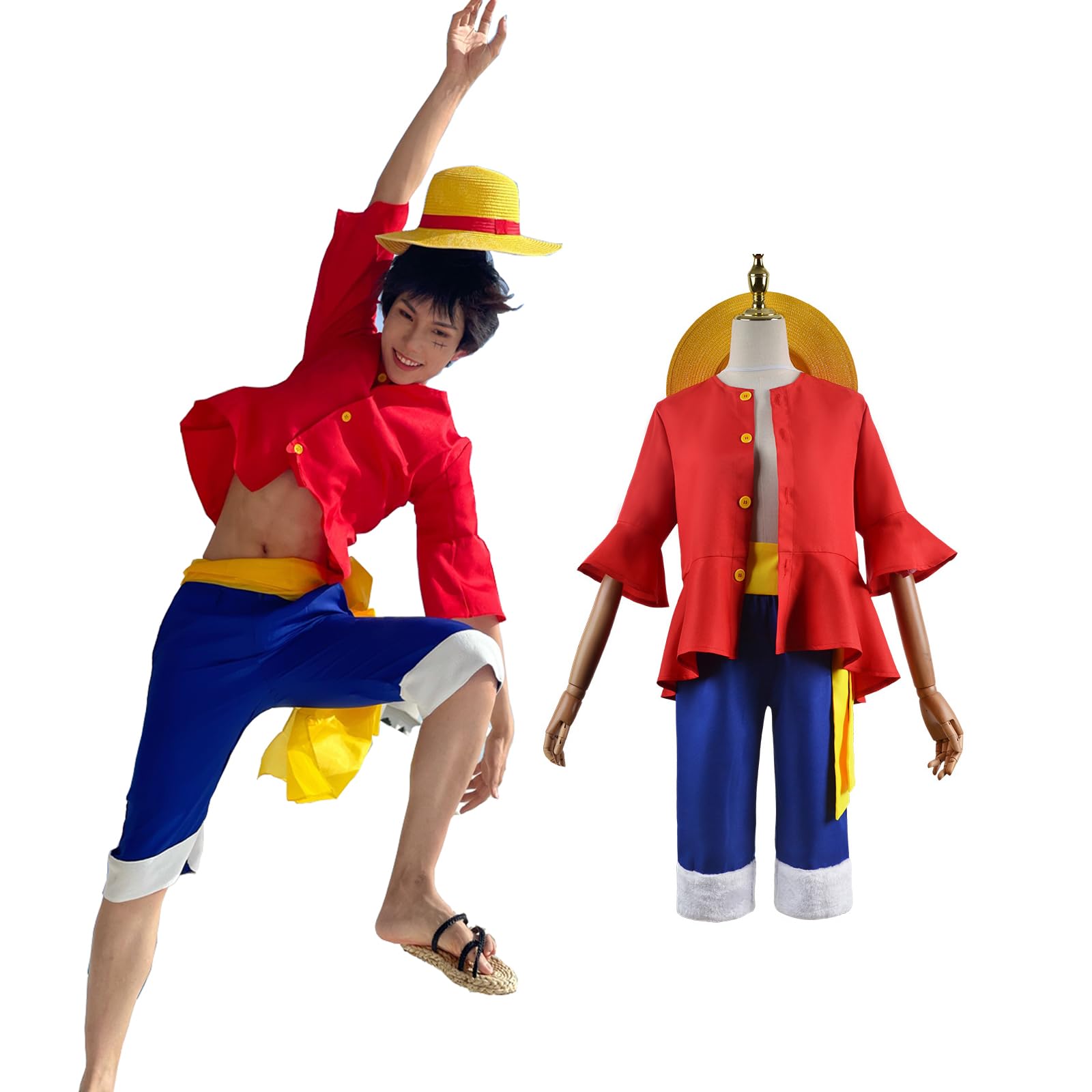 Anime Maymun D Luffy Cosplay K - Anime Cosplay Pics incelemesi ve fiyatı