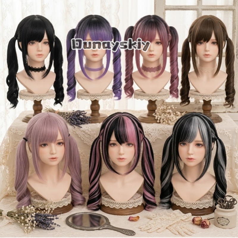 Cosplay Jirai Kei Cadılar Bayr - Cosplay Anime Black Hair incelemesi ve fiyatı